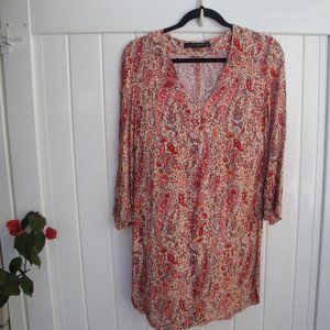 Zara Woman's Mini Dress or Tunic with side slits XS